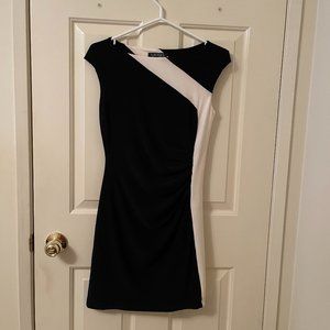 LAUREN RALPH LAUREN Black and White Dress Size 2
